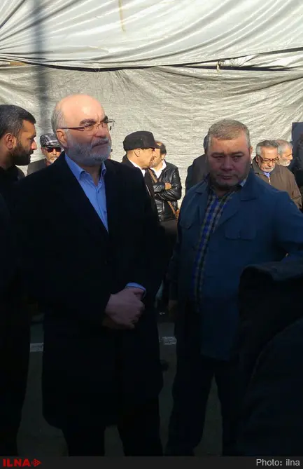 همراهی با پیکر ۱۶ آتشنشانِ شهید تا بهشت زهرا(س)/کار تدفین شهدا به پایان رسید/دعوت عمومی به اقامه نماز لیلهالدفن