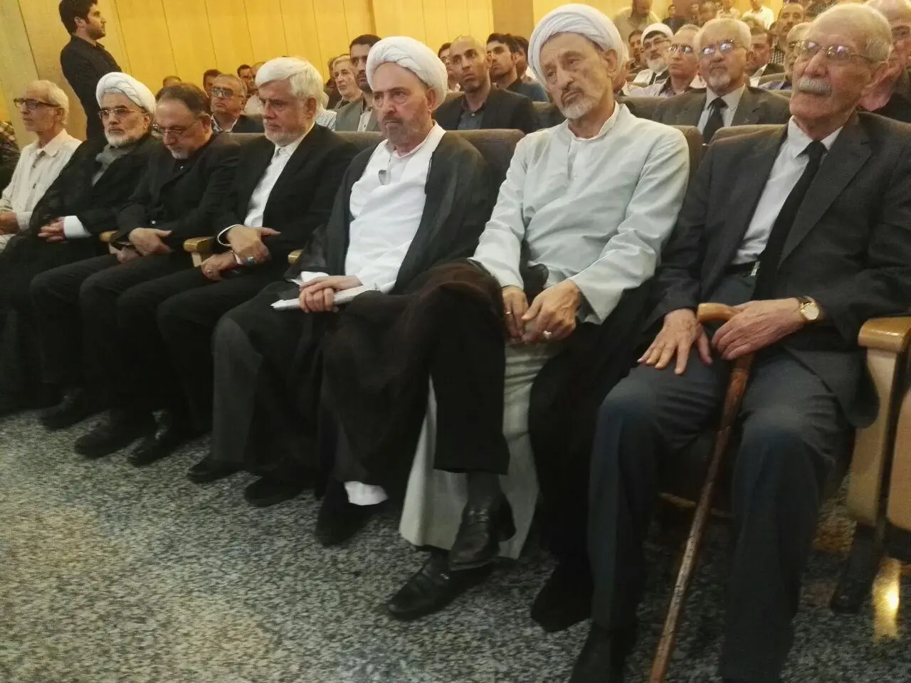 مراسم ترحیم ابراهیم یزدی برگزار شد + تصاویر