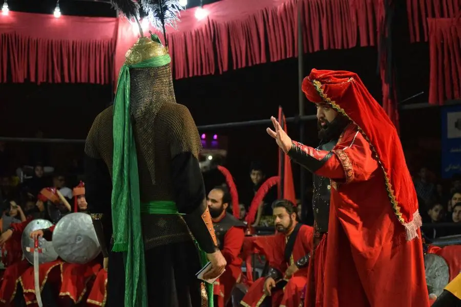 تعزیه "تکیه دینشاه" در آبادان+ تصاویر