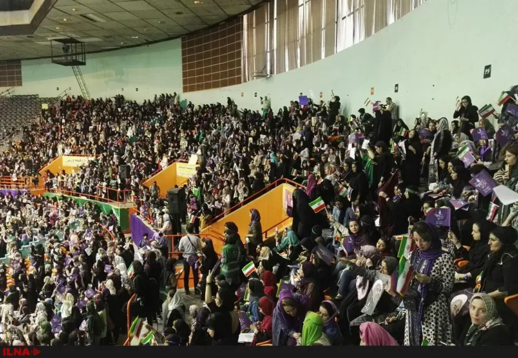 سلام آزادی به روحانی + فیلم و عکس