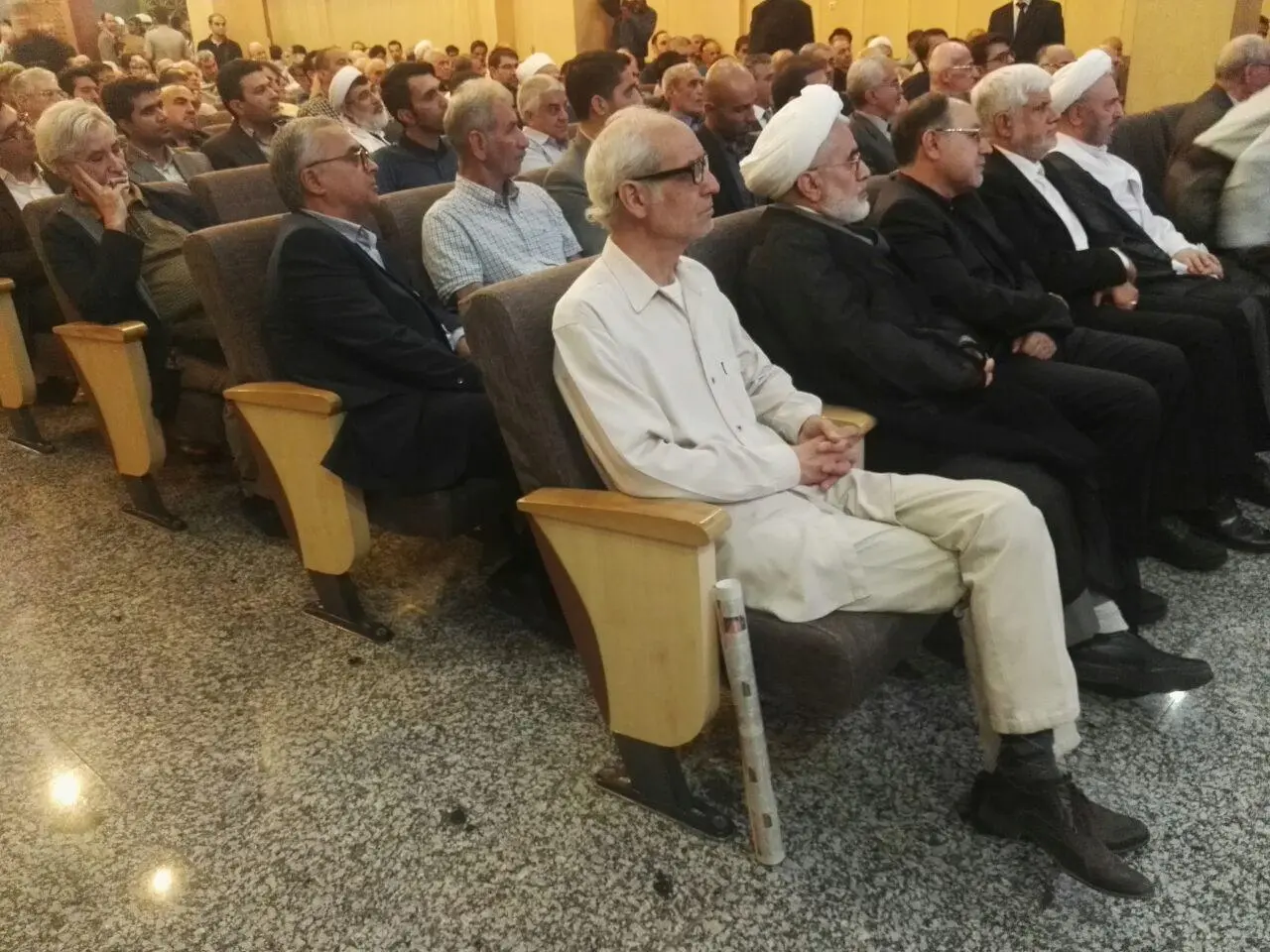 مراسم ترحیم ابراهیم یزدی برگزار شد + تصاویر