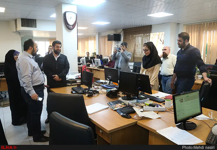 استاندار خوزستان از خبرگزاری ایلنا بازدید کرد+ عکس