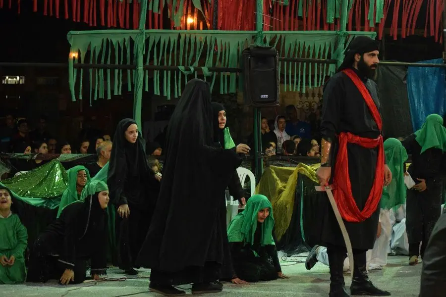 تعزیه "تکیه دینشاه" در آبادان+ تصاویر