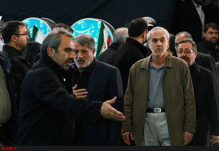همراهی با پیکر ۱۶ آتشنشانِ شهید تا بهشت زهرا(س)/کار تدفین شهدا به پایان رسید/دعوت عمومی به اقامه نماز لیلهالدفن