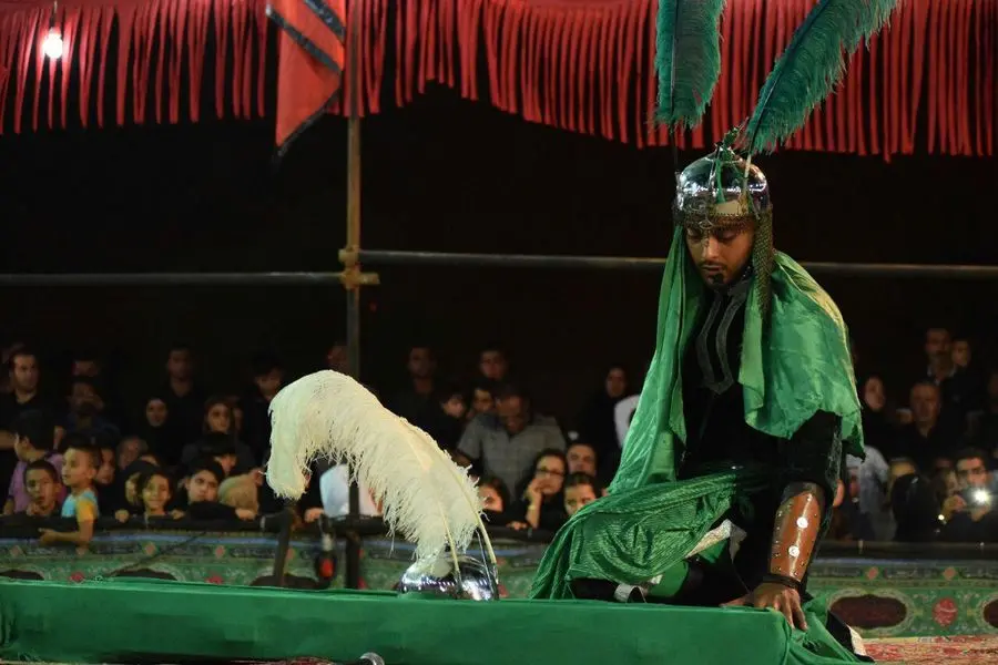 تعزیه "تکیه دینشاه" در آبادان+ تصاویر