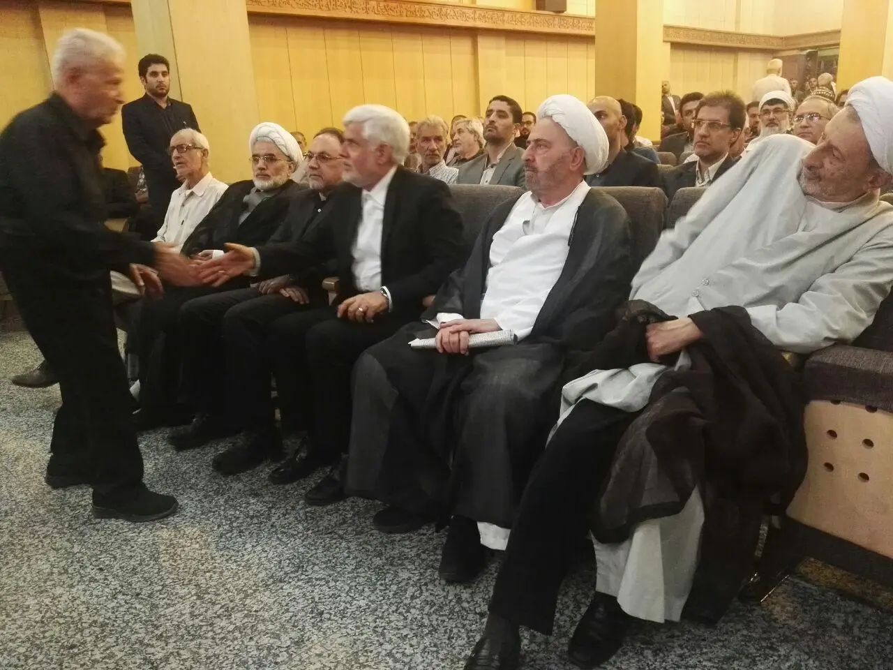 مراسم ترحیم ابراهیم یزدی برگزار شد + تصاویر