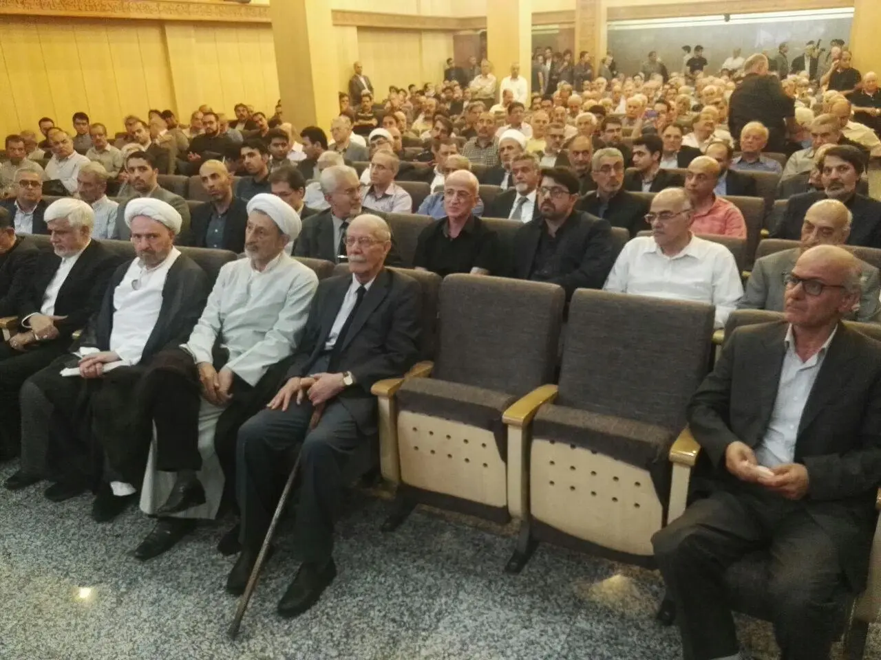 مراسم ترحیم ابراهیم یزدی برگزار شد + تصاویر