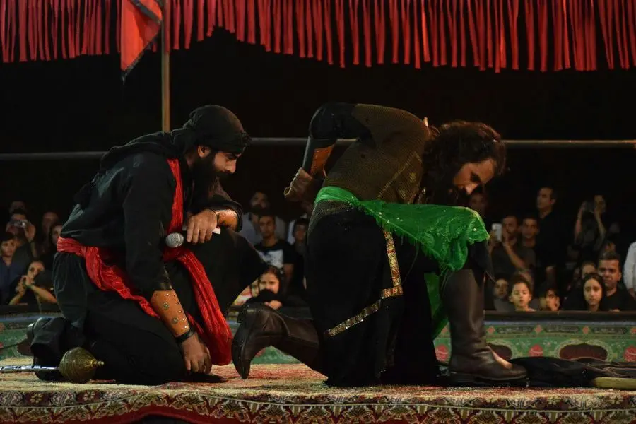 تعزیه "تکیه دینشاه" در آبادان+ تصاویر