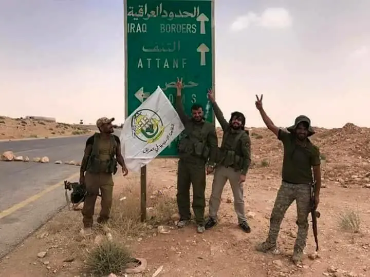 بالصور.. الحشد الشعبی على الحدود العراقیة السوریة