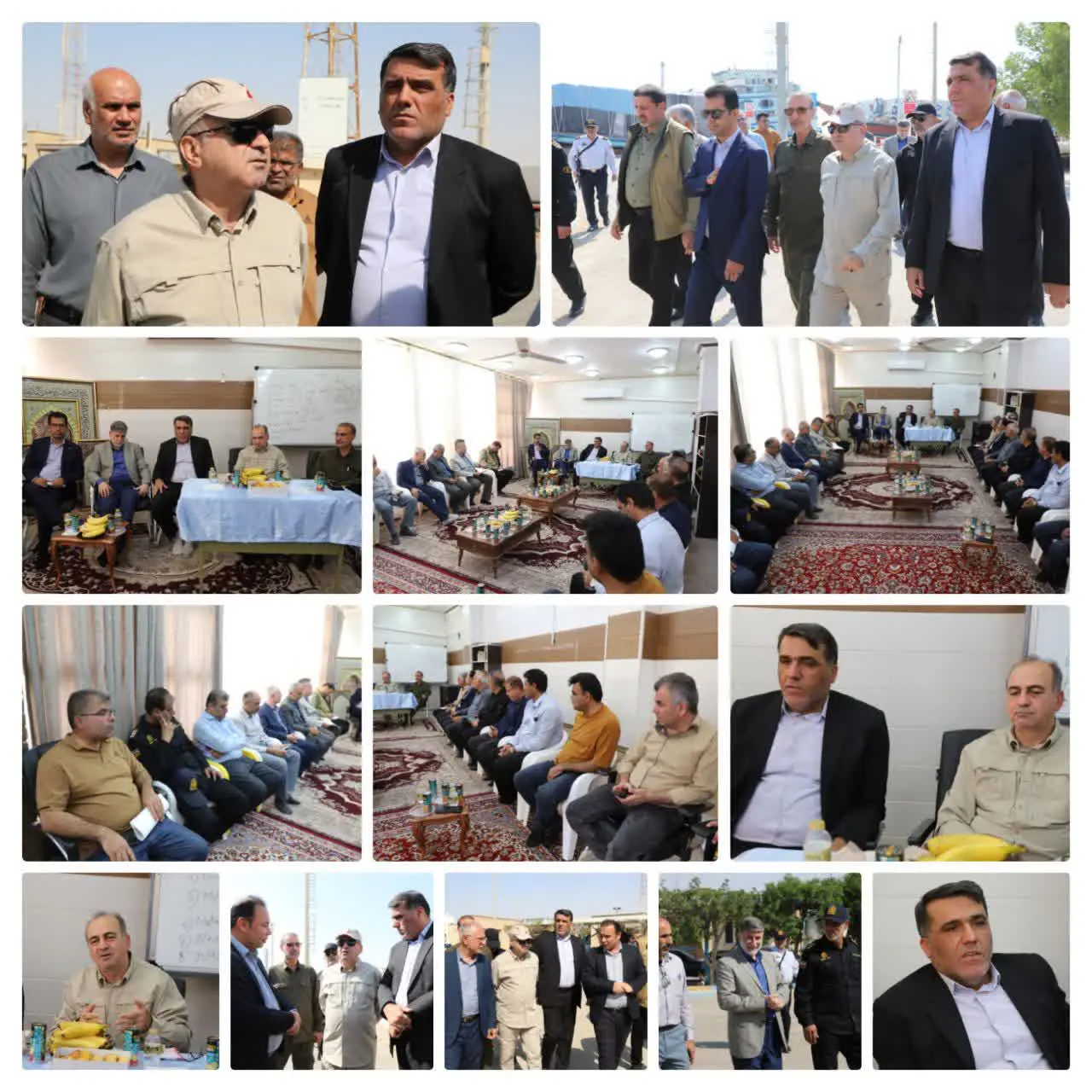 بازدید مدیرکل امور مرزی وزارت کشور از بندر سجافی هندیجان