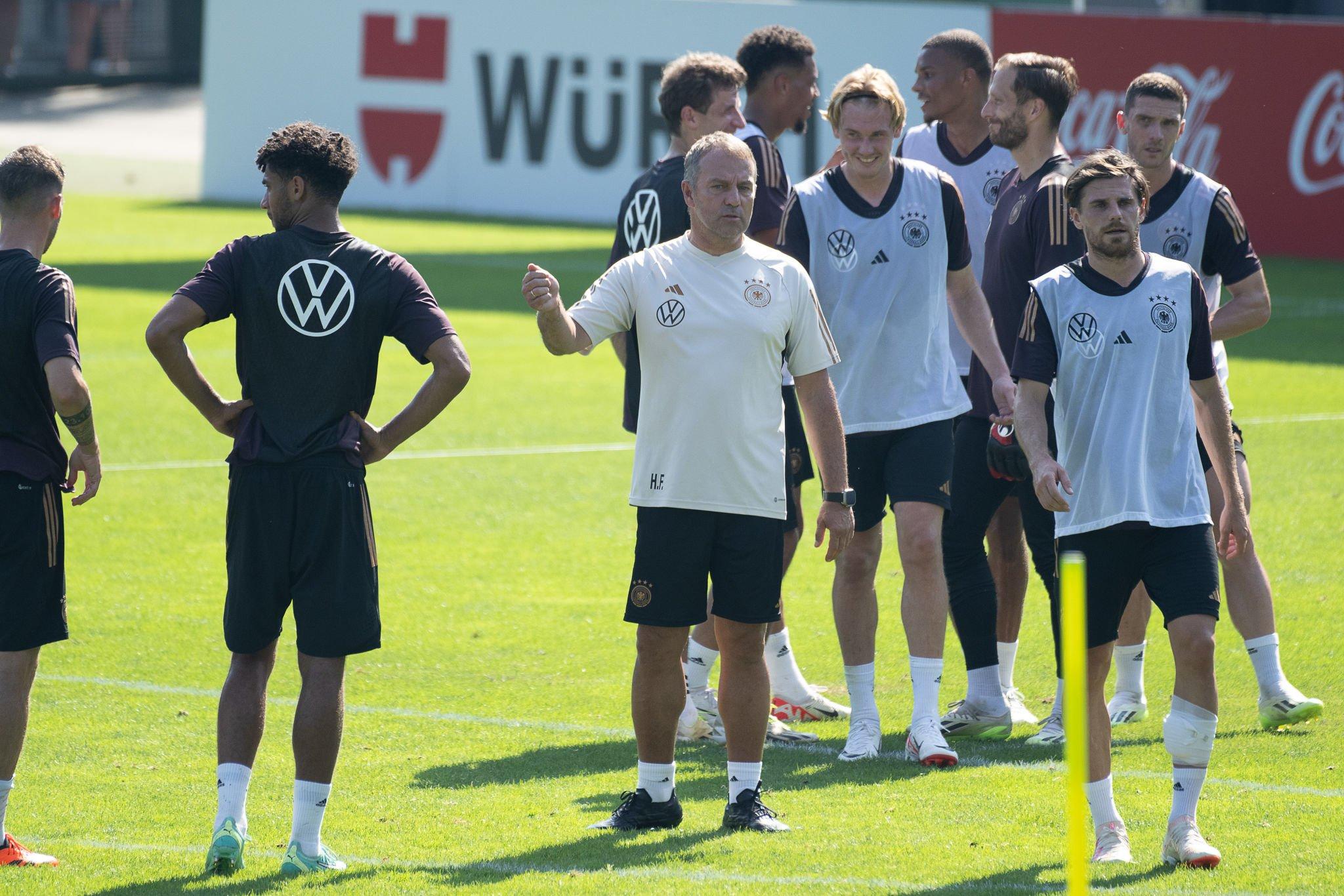 آخرین تمرین تیم ملی آلمان تحت هدایت هانسی فلیک