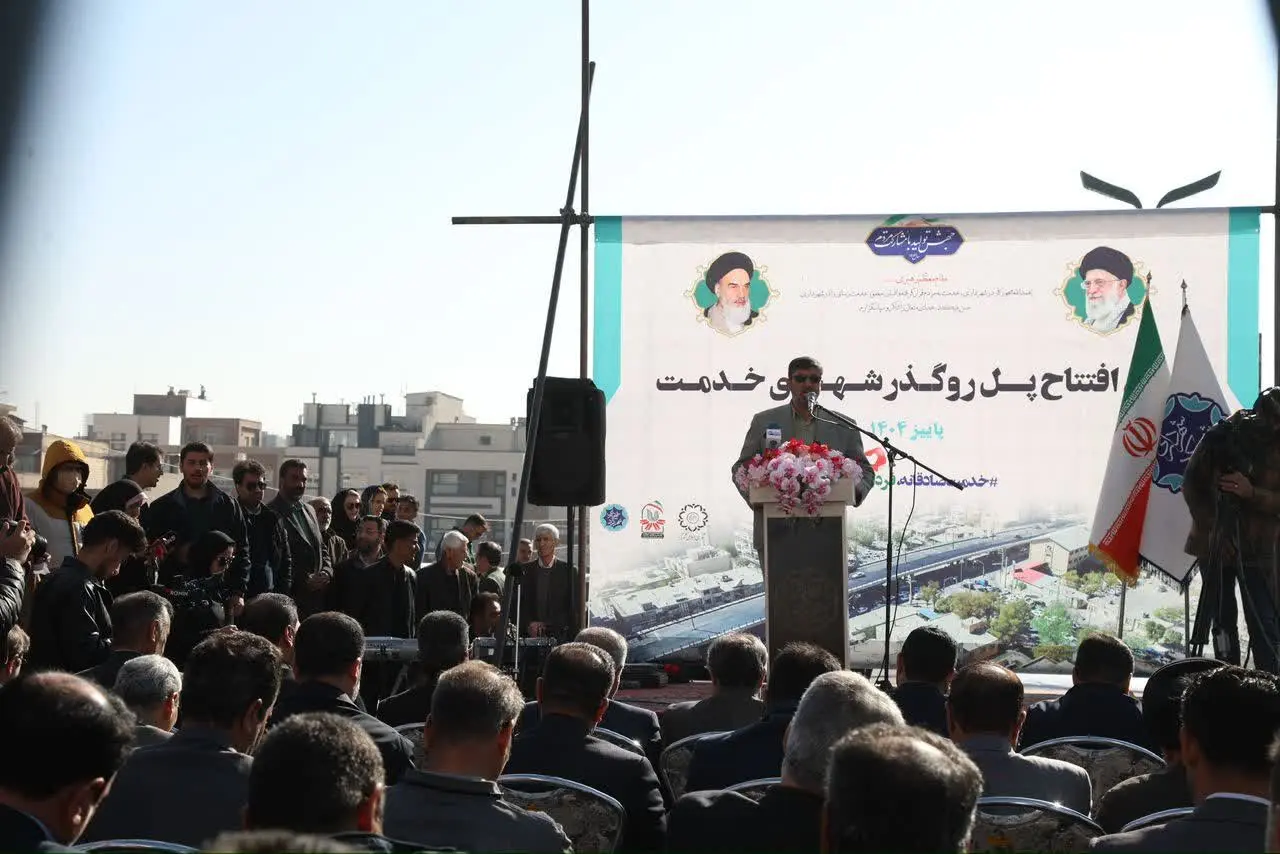 پروژه تقاطع غیرهمسطح شهدای خدمت در شهرکرد افتتاح شد