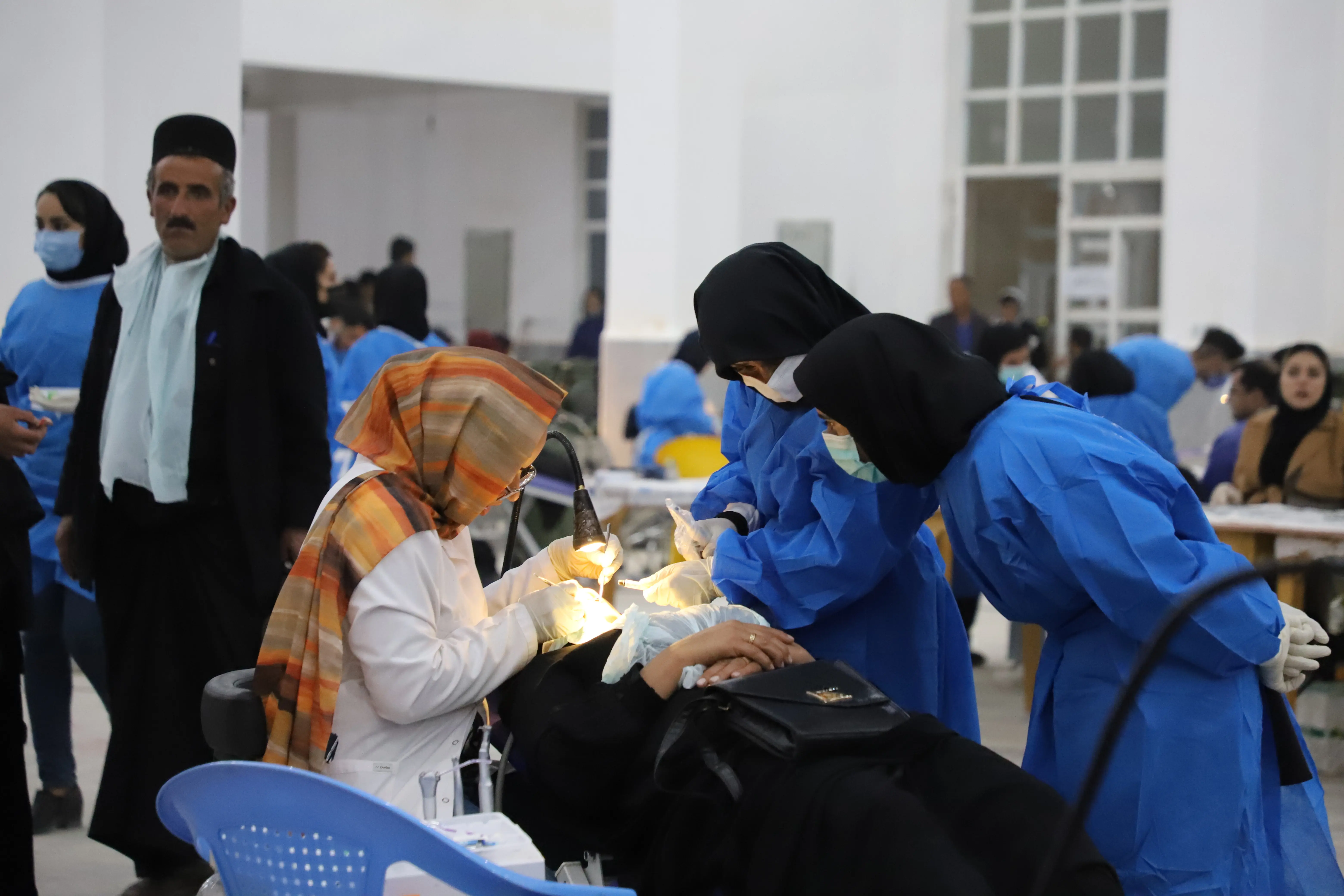 گزارش تصویری خدمات درمانی گروه جهادی الکفیل به مردم اندیکا