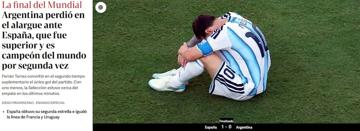 اجماع عجیب رسانههای بینالمللی پس از فتح جام توسط لاروخا