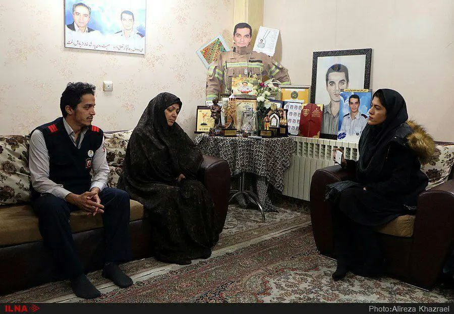 آتشنشانی هیچ قدمی برای شهدا برنداشت/حقوقِ فرزندم قطع شد