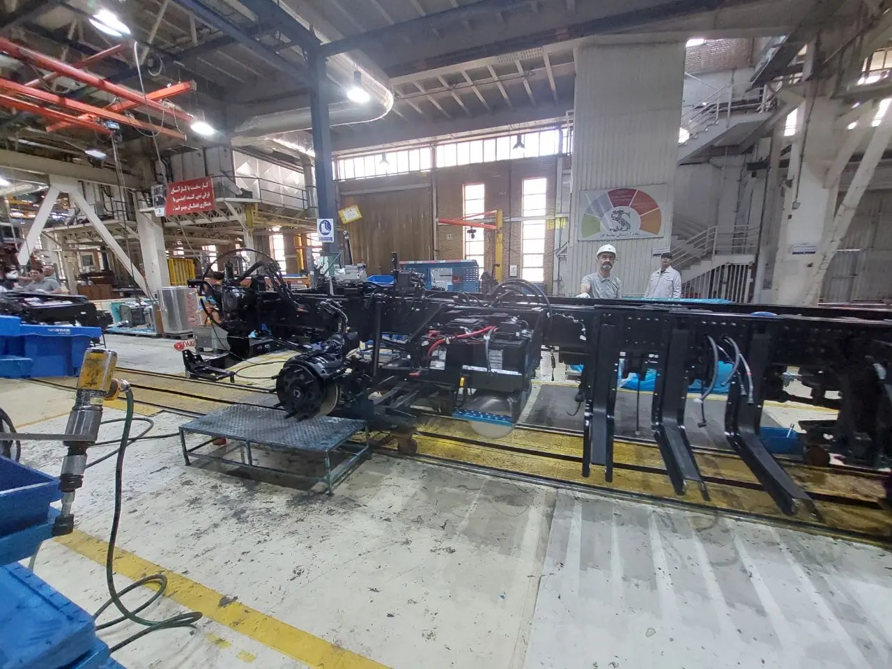 افتتاح خط تولید کشنده جدید GX560 سایپادیزل با حضور مدیران ارشد سایپا