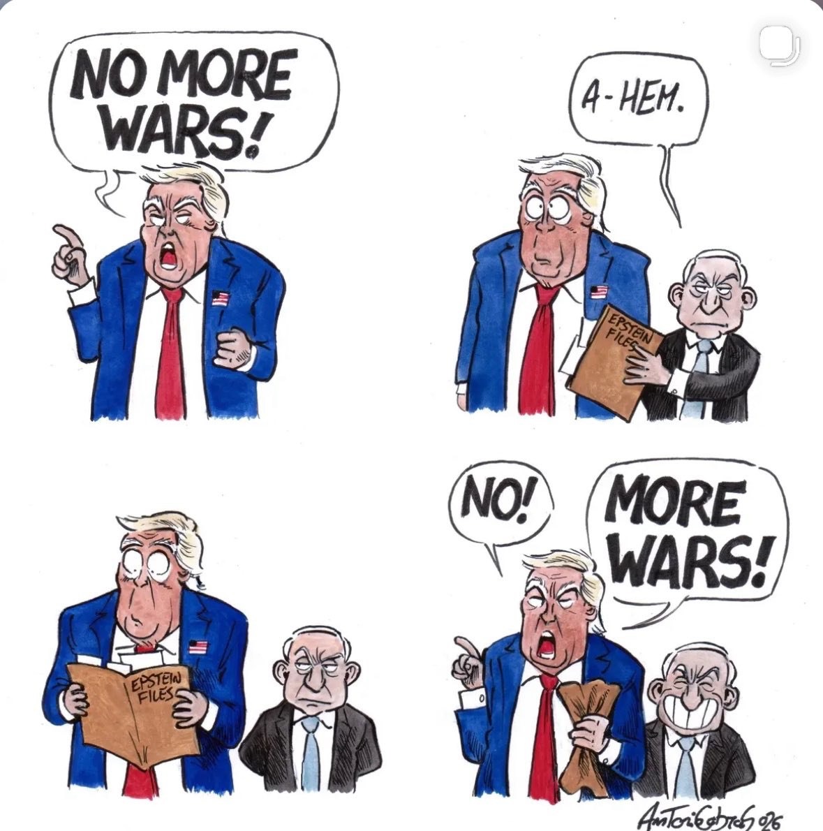 سگ زردی که قلاده‌اش به دست نتانیاهوست + کاریکاتور