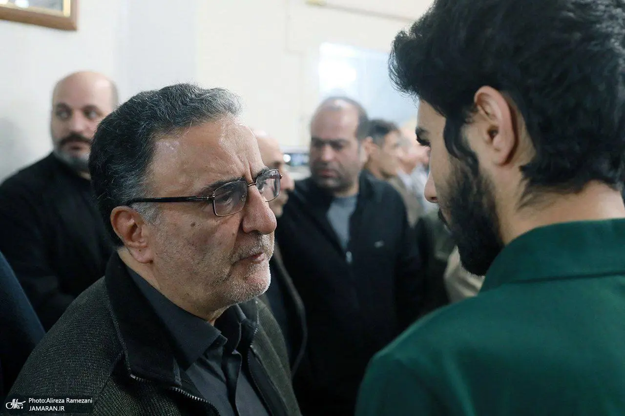 مراسم تشییع برادر سید مصطفی تاجزاده