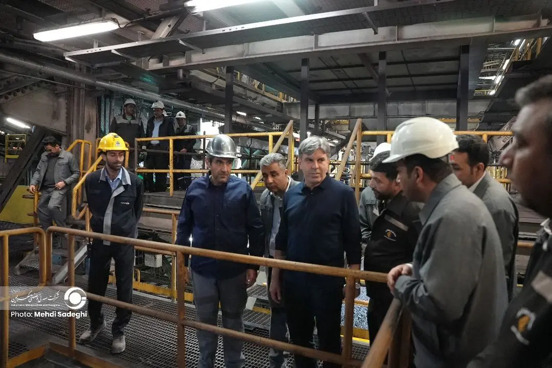 گزارش تصویری بازدید امرایی از واحدهای عملیاتی شیفت شب شرکت گهرزمین