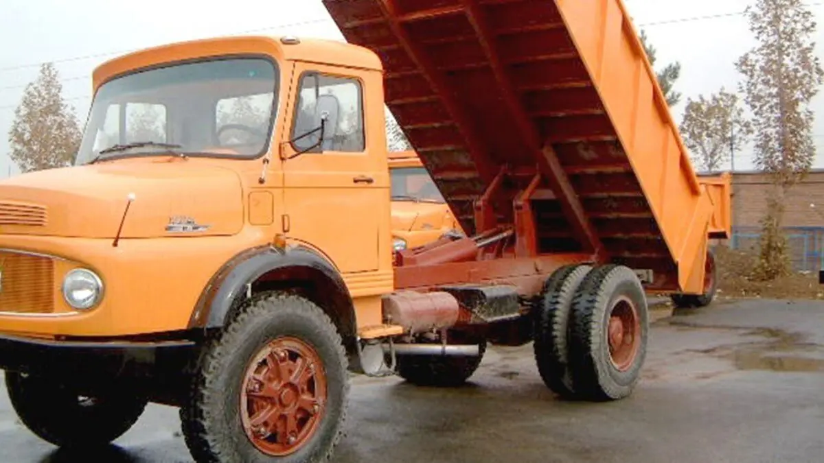 اولین کامیون تولید شده در ایران _ عکس