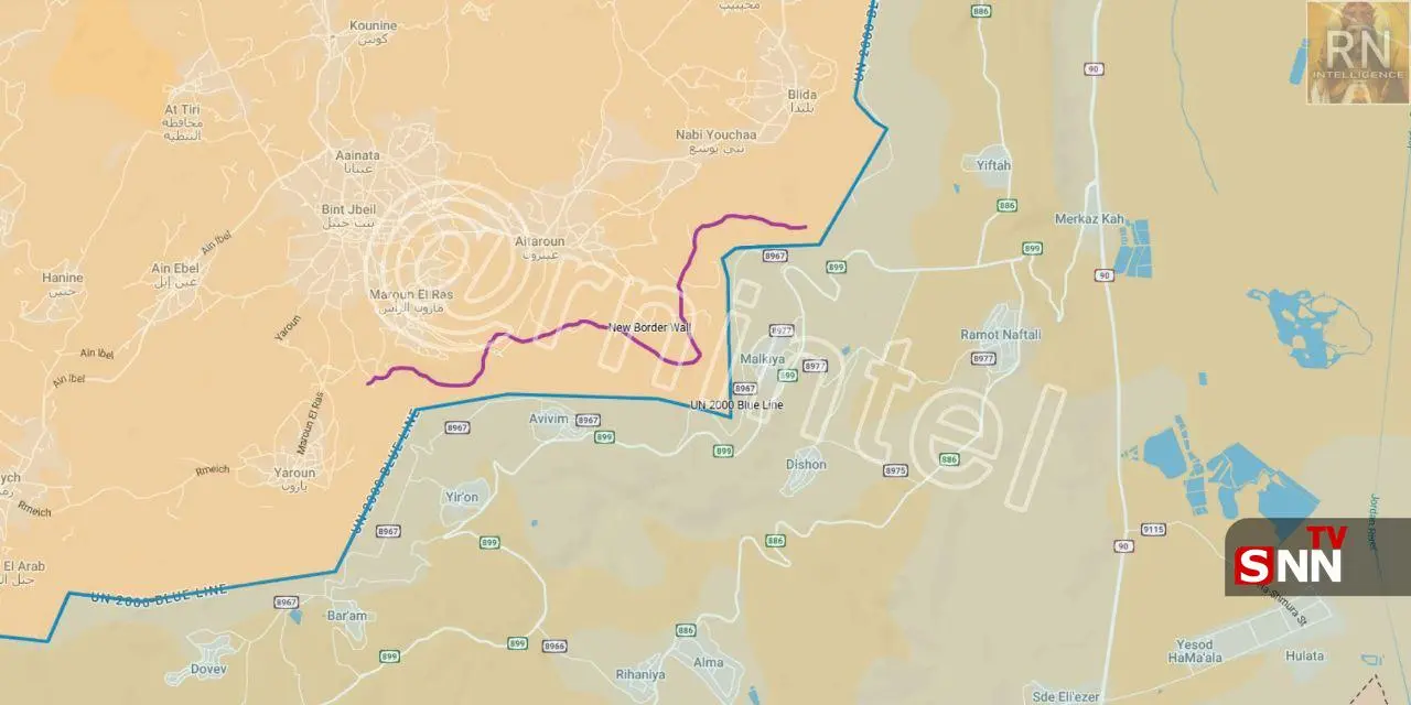 آغاز ساخت دیوار در مناطق اشغال شده فلسطین توسط صهیونیست ها+عکس