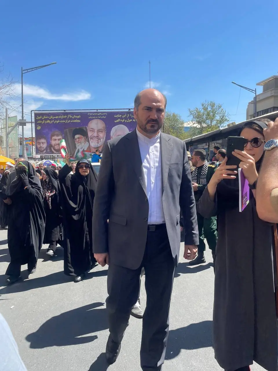 حضور مسئولان و چهره‌های سرشناس در مراسم روز جهانی قدس در تهران + تصاویر 