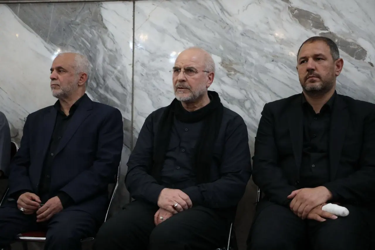 حضور روسای مجلس و جمهور در مراسم بزرگداشت سردار حاج محمد کاظمی+ تصاویر