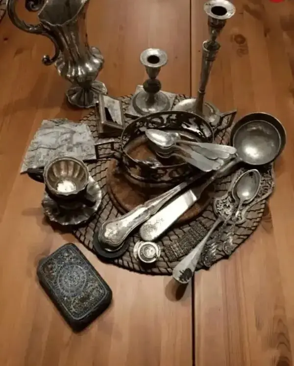 نقشه گنجی که به گنجینۀ نقره‌های خانوادگی رسید!