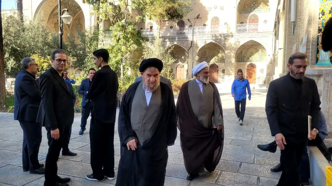 حضور شخصیتهای برجسته در مراسم بزرگداشت مرحوم آیتالله شبیری زنجانی + تصاویر