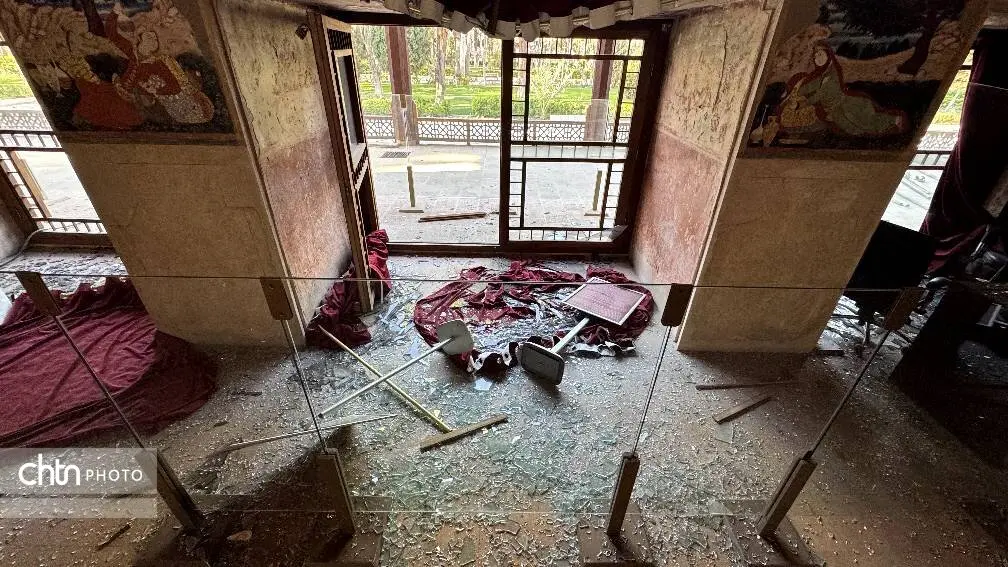 مجموعه جهانی کاخ چهل‌ستون و چند بنای شاخص دولتخانه صفوی آسیب دید