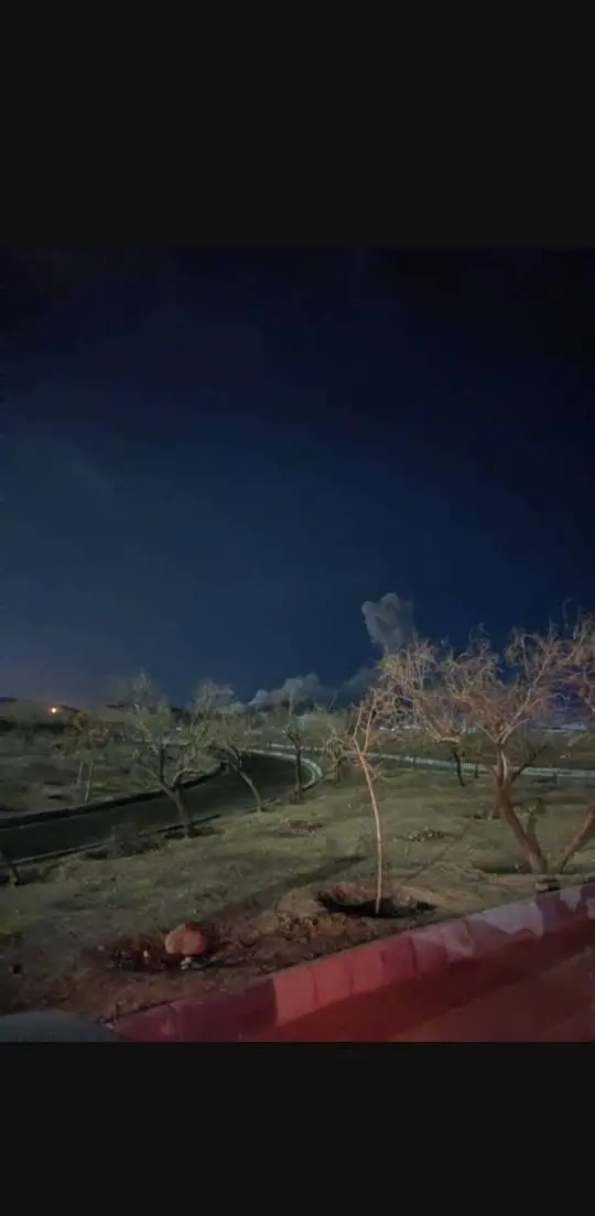 وقوع چند انفجار شدید در شرق تبریز