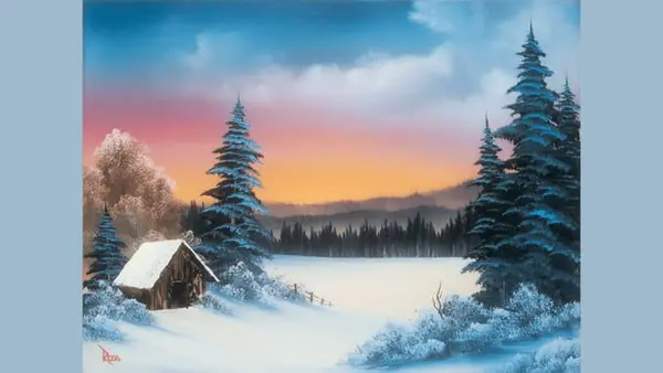 حراج سه نقاشی از باب راس برای نجات تلویزیون آمریکا + عکس