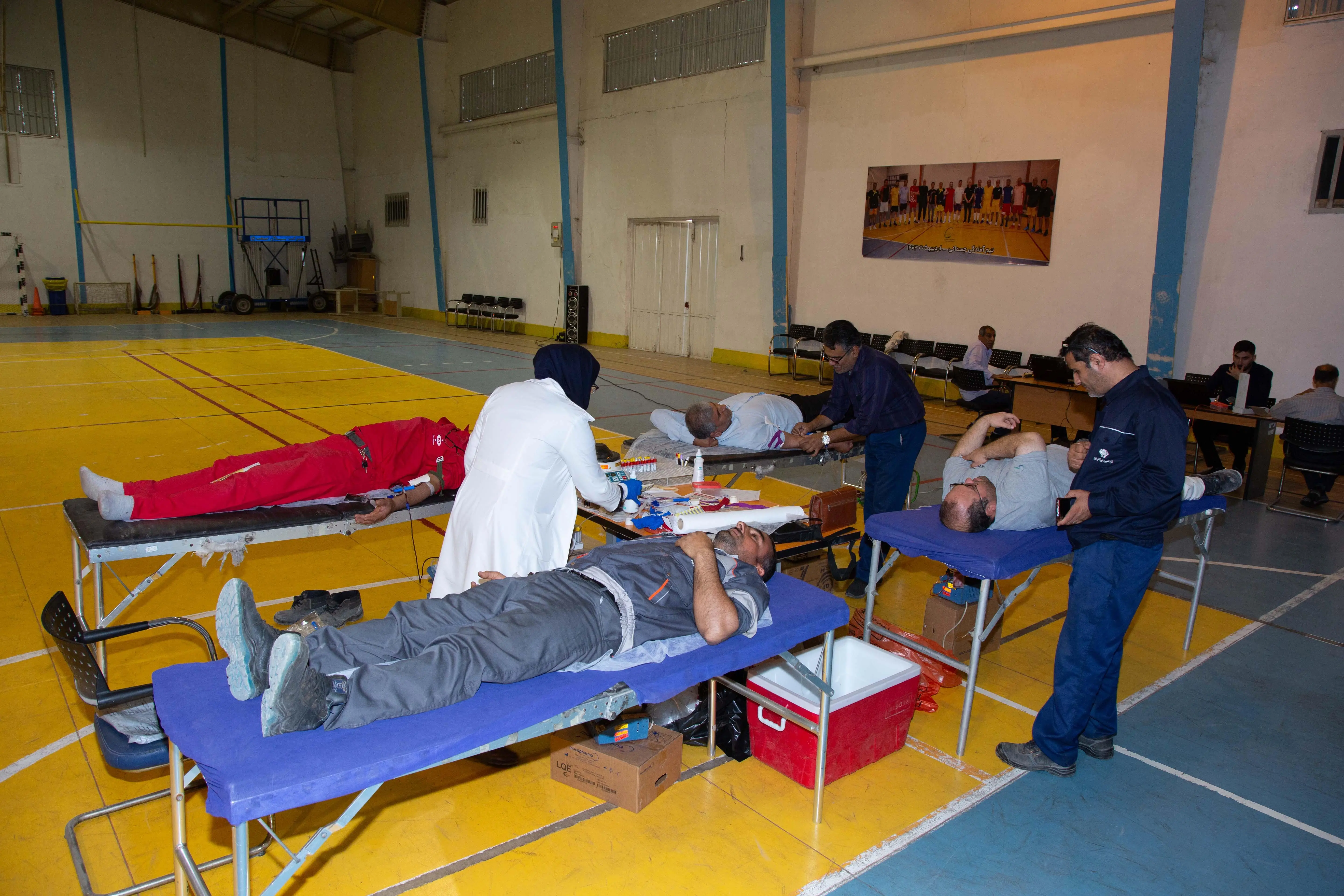 استمرار سنت نیک اهدای خون در شرکت فجر انرژی خلیج فارس