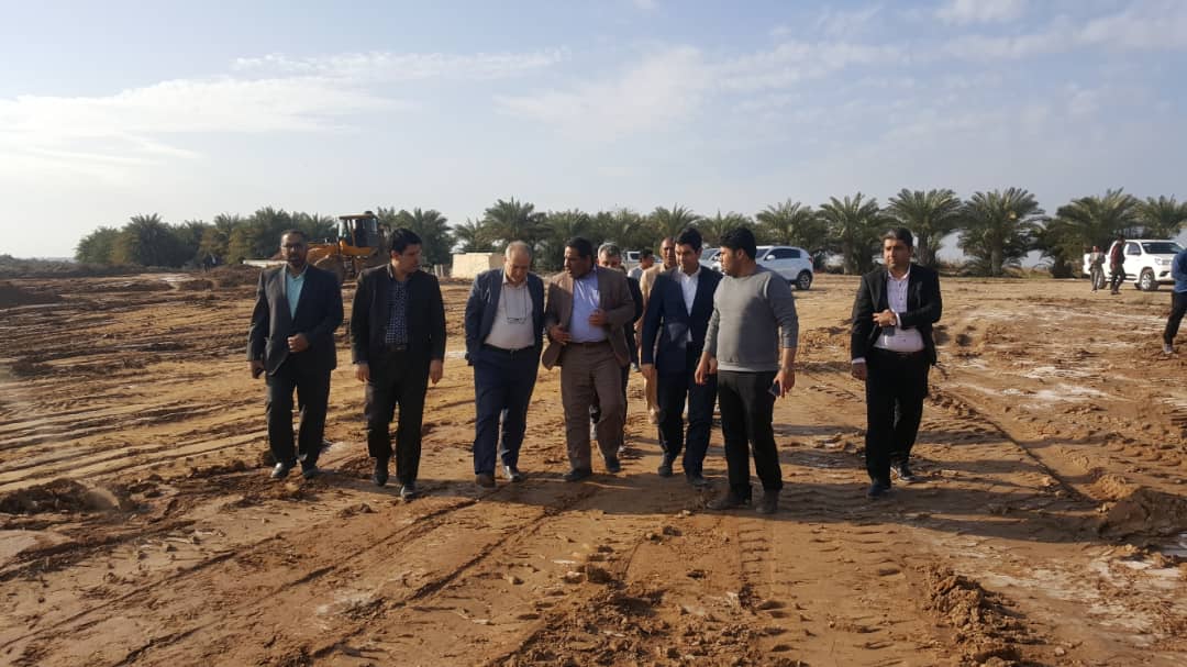 بازدید معاون سیاسی و اجتماعی استانداری خوزستان از سیل بندهای شهرستان حمیدیه