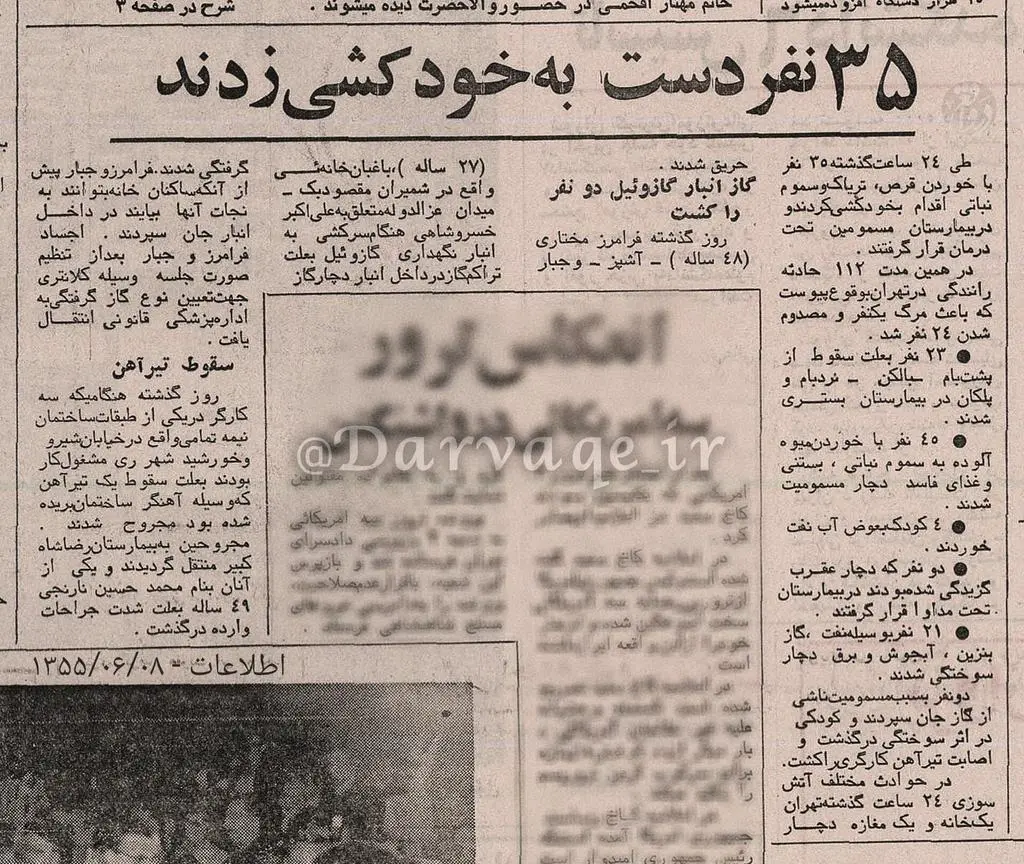 ۳۵ خودکشی در تهران تنها طی ۲۴ ساعت!