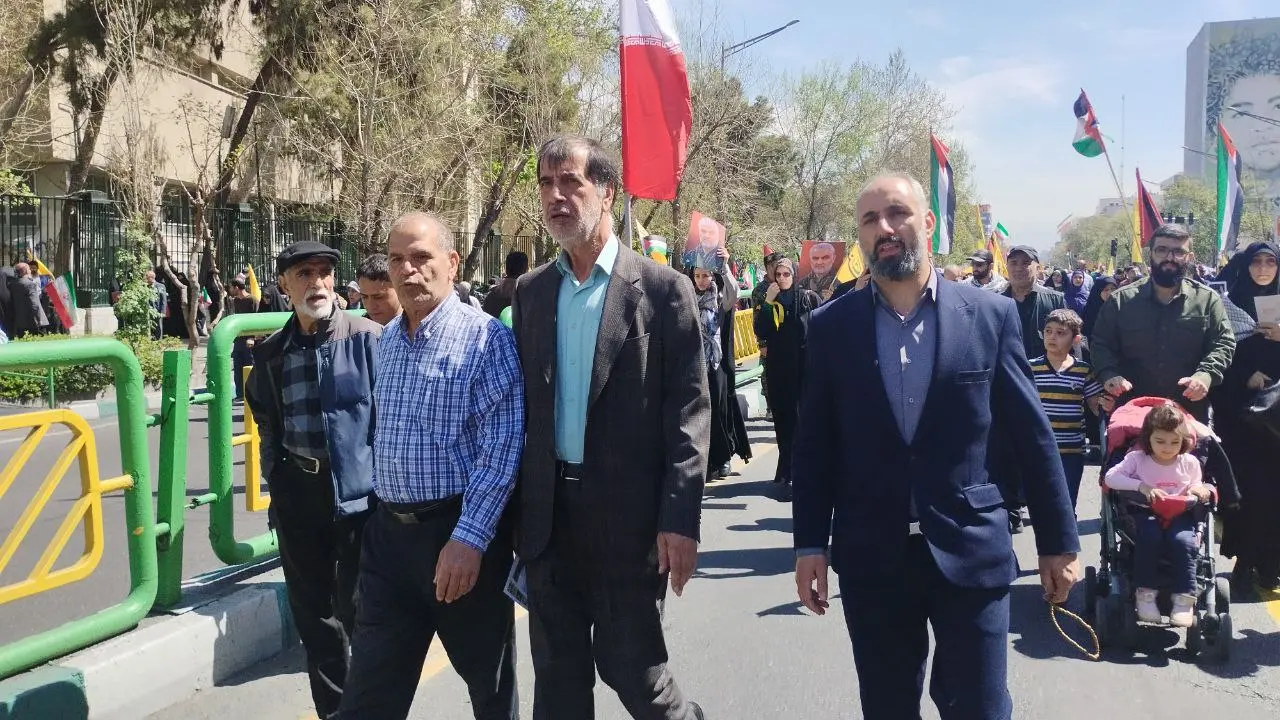 حضور مسئولان و چهره‌های سرشناس در مراسم روز جهانی قدس در تهران + تصاویر 