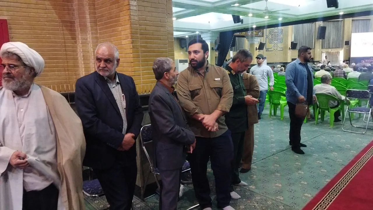 مراسم گرامیداشت اولین سالگرد شهادت سردار نیلفروشان + تصاویر