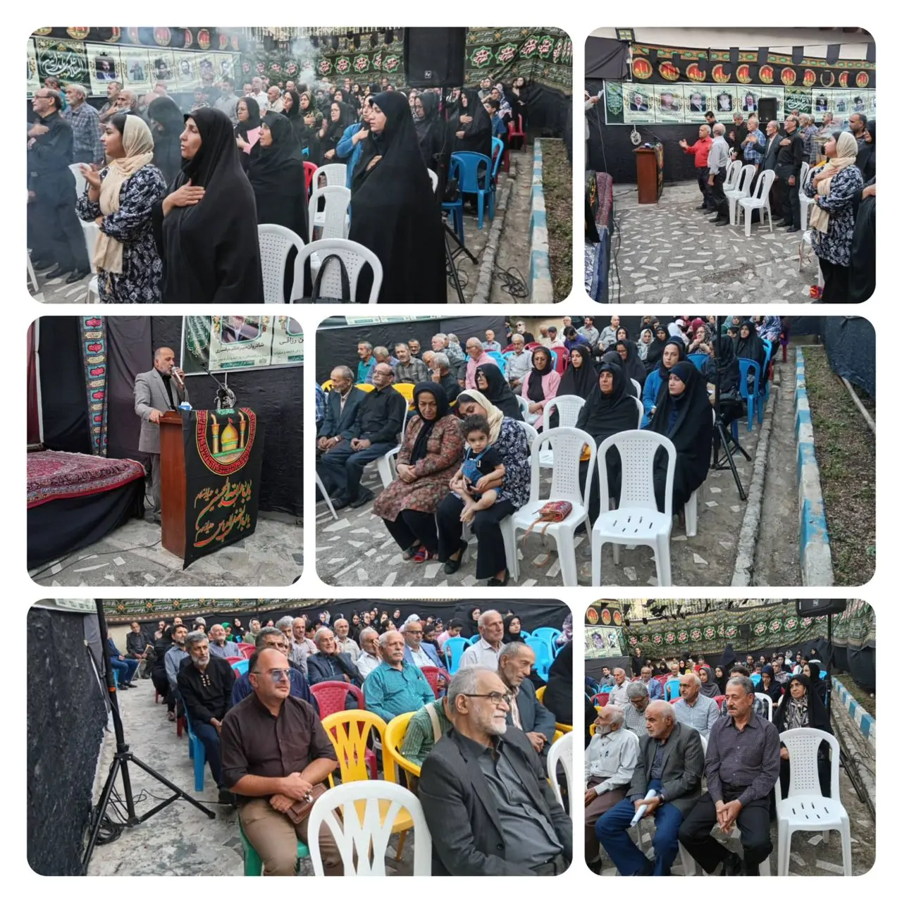 برگزاری مراسم سوگواری دهه آخر ماه صفر در خانه کارگر مازندران