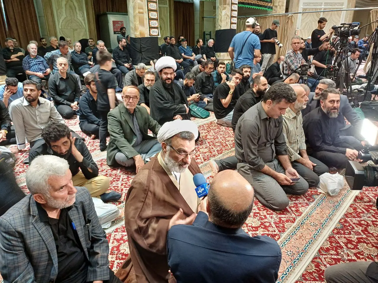  برگزاری مراسم چهلمین روز شهادت سردار شهید محمدسعید ایزدی+ تصاویر