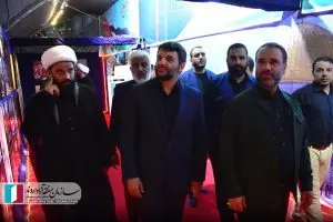 گزارش تصویری ؛ بازدید دکتر عبدالملکی از موکب فرهنگ و هنر سازمان منطقه آزاد اروند در مرز شلمچه