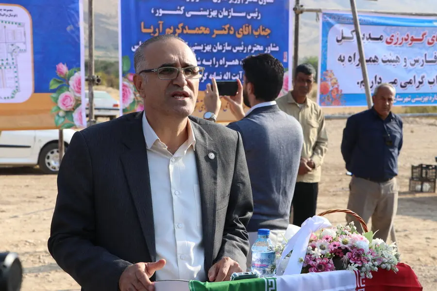 کلنگزنی مجتمع بزرگ فرهنگی، ورزشی و توانبخشی شرق فارس در داراب