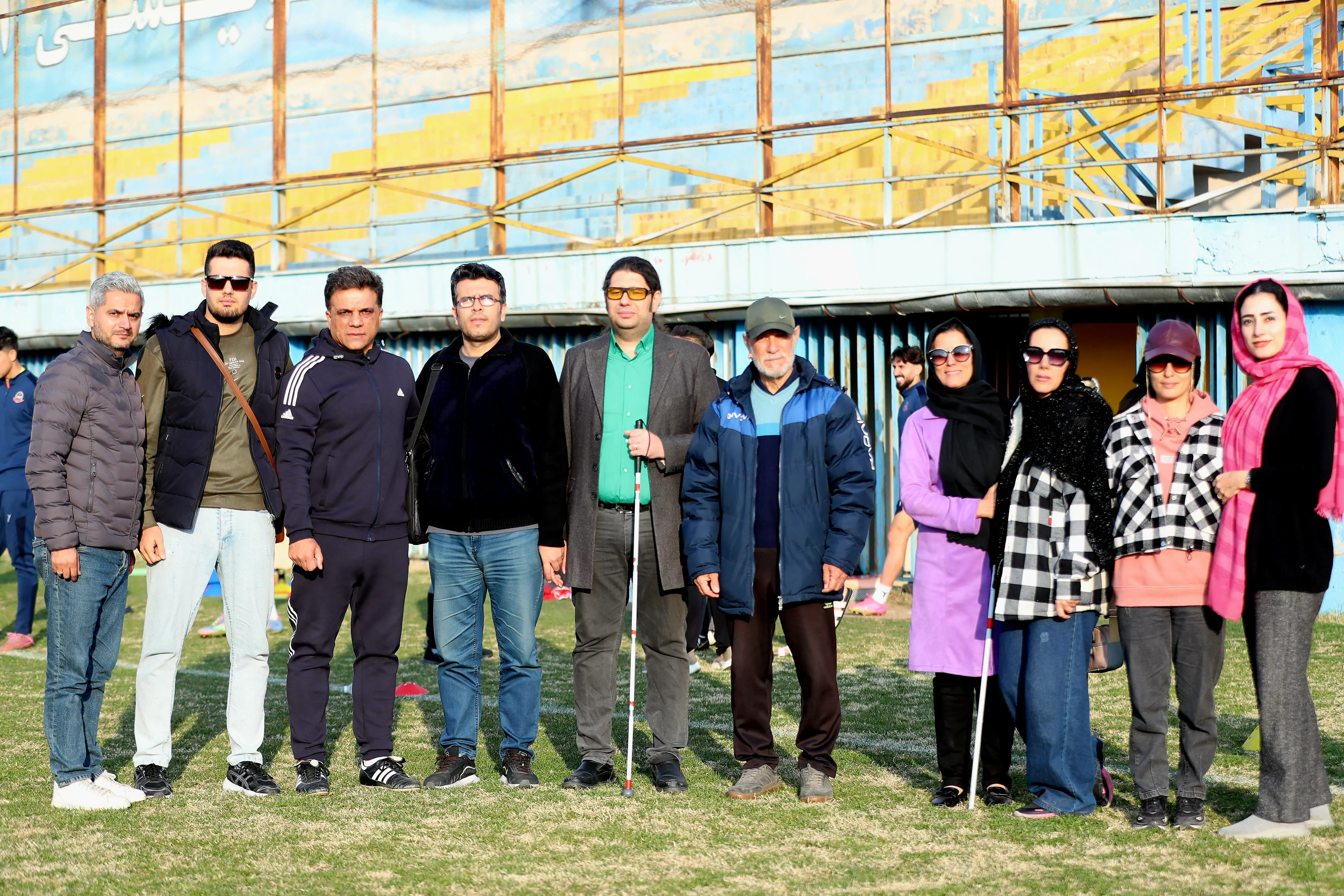 حضور پررنگ و ویژه روشندلان در تمرین شمس‌آذر