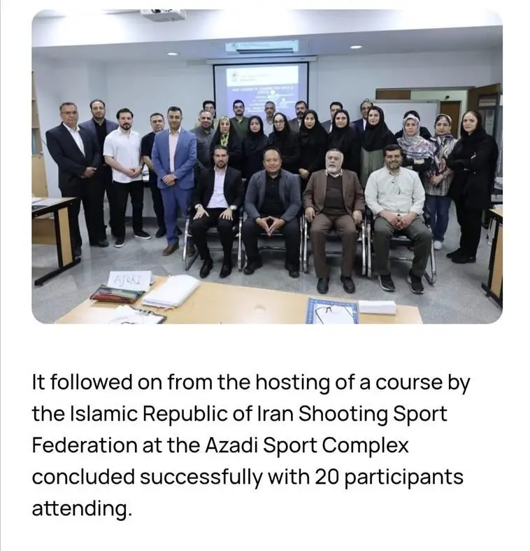  تهران و دبی میزبان دوره‌های متوالی و موفق داوری ISSF بودند 