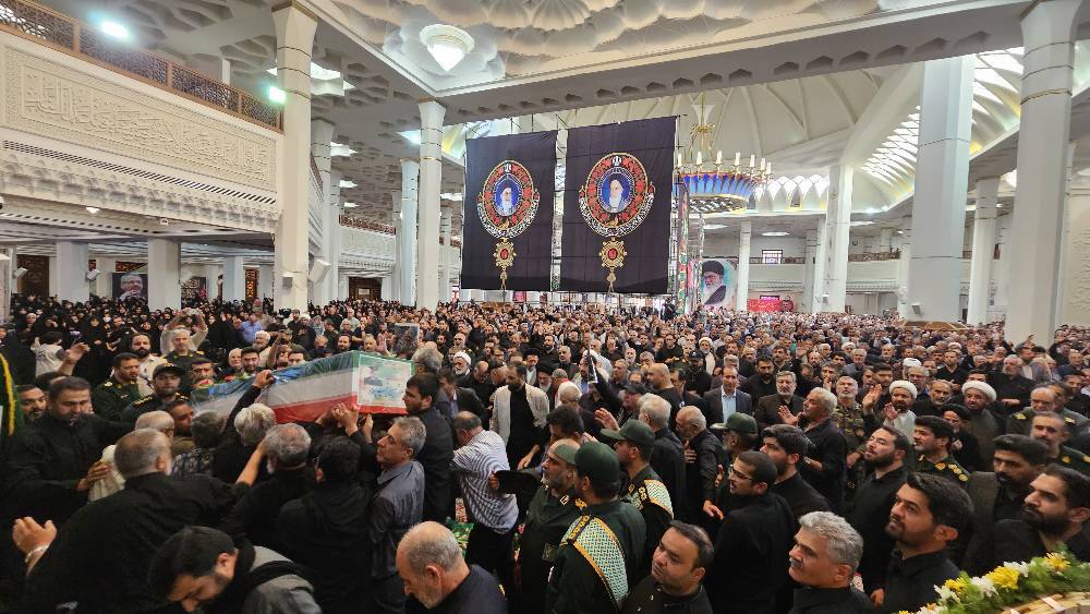 تشییع پیکر شهید غیب‌پرور در شیراز