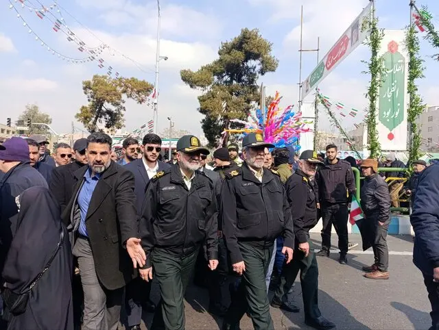 برگزاری جشن ۴۶ سالگی انقلاب ایران با حضور گسترده مردم+فیلم و عکس