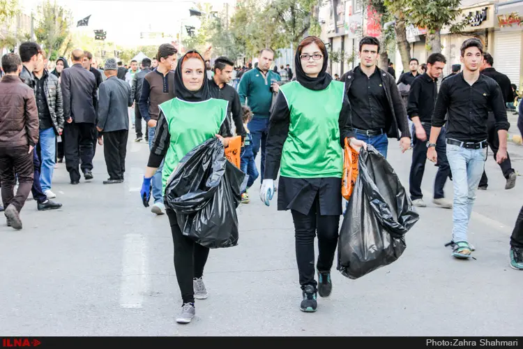 پاکبانان محرم به احترام طبیعت قامت خم کردند