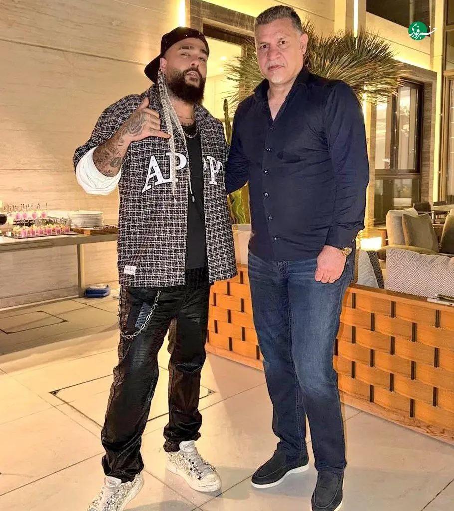 انتشار تصویر علی دایی و ساسی مانکن در شبکه های اجتماعی که با واکنش منفی هواداران اسطوره فوتبال ایران مواجه شده است + عکس