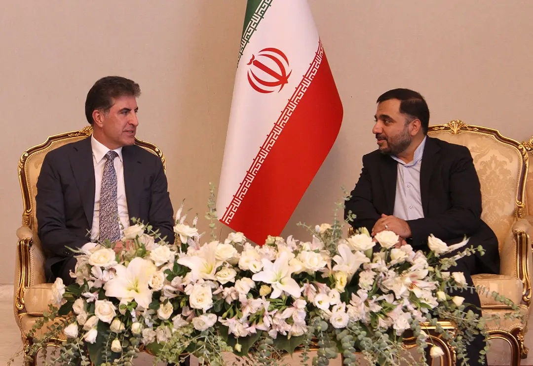 تصاویری از رئیس اقلیم کُردستان عراق  و هیات همراه در تهران