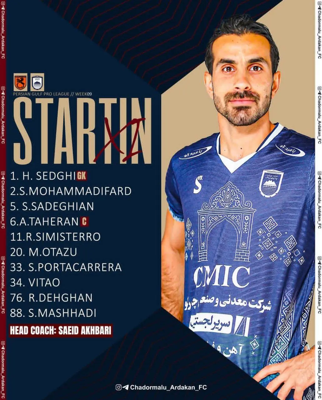 ترکیب چادرملو مقابل مس رفسنجان مشخص شد