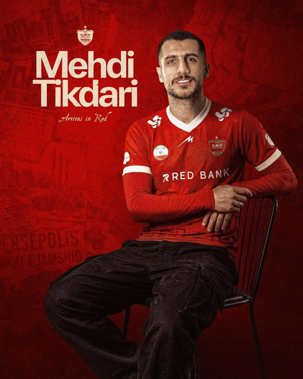 رسمی؛ مهدی تیکدری به پرسپولیس پیوست (عکس)
